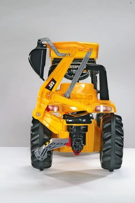 Tractor Cat con Bulldozer y Excavadora Rolly Toys Juguete